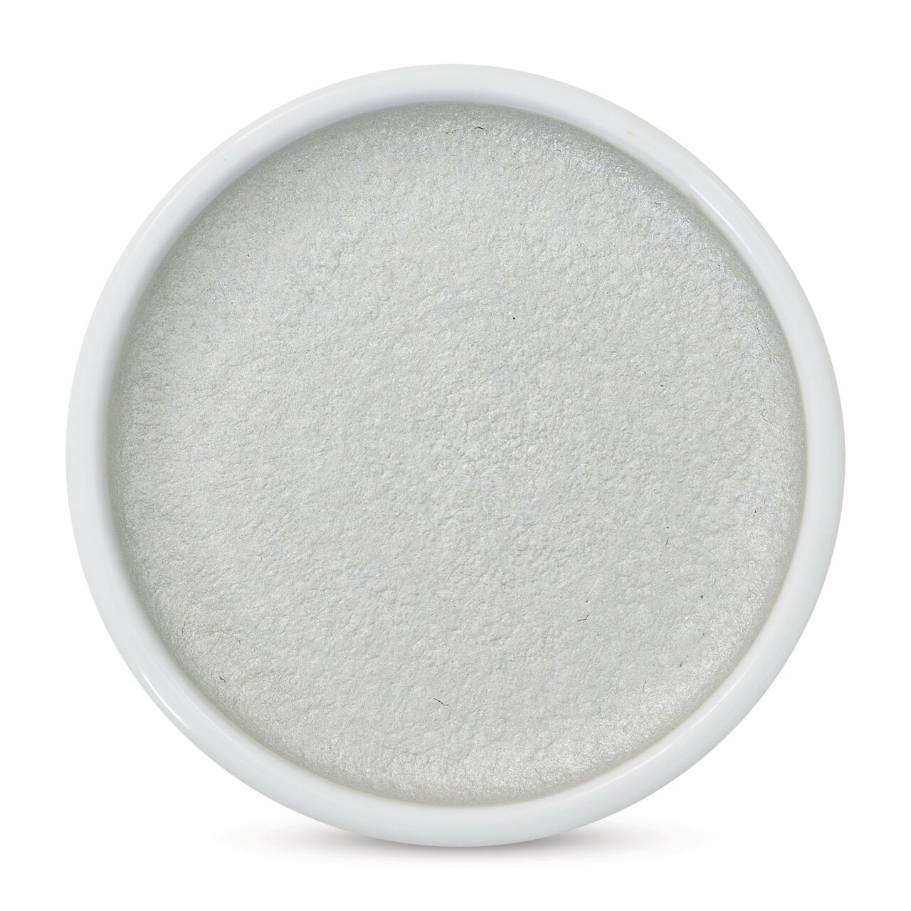 Yasutomo Traditional Japanese Watercolor Pan - Metallic Silver, 2-1/4" Dia